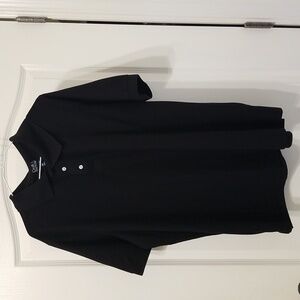 Croft & Barrow Easy Care Mens Black Short Sleeve Polo